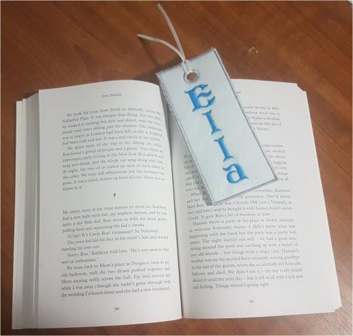 Storybook personalized bookmark